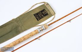 Hardy Alnwick The Wanless (4lb) Palakona Split Cane Spinning Rod No H63252 (1964), 6ft 10
