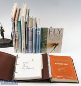 10 Fly Fishing Tying Books, to include tying flies with CDC Leon Links 2002, fly Tying Tools and