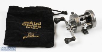 ABU Ambassadeur 2500 CS Rocket multiplying reel in grey finish, foot stamped 010001, twin handles,
