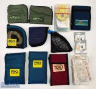 Selection of Salmon Tips comprising - 3x Rio packs with tips, various densities; 4x unnamed salmon