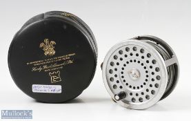 Hardy Alnwick Marquis Salmon No 3 Fly Reel, wide drum 2 screw latch, rear plate tensioner, ribbed