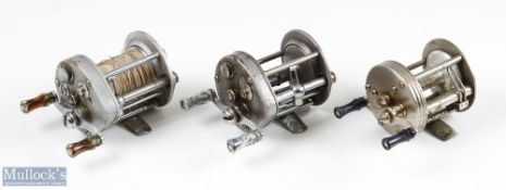 Pflueger Supreme Multiplier Reel with adjustable tensioner, mother of pearl style handles, runs