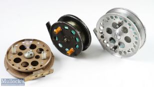 Adcock Stanton Nottingham Alloy Centre Pin Reel, 5