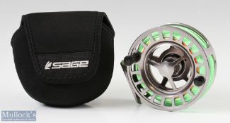 A fine Sage USA Spectrum Salmon Reel, line 9/10#, 4 ¼