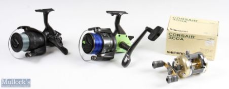 Shimano Corsair 300A Multiplier reel with spanner, instructions and original box, very light use,