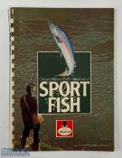 Craven Black Cat Cigarette Cards Sport Fish in original folder all stuck in