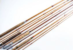 Fosters Ashbourne split cane Salmon Fly Rod, 12ft 6