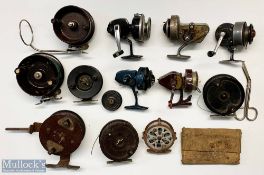 Mixed Reel Selection (12) inc Allcocks Aerialite, 2x Alvey Sidecasters, J W Young Ambidex and 8