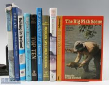 8x Assorted Fishing Books, to include - Angler's Eldorado - Zane Grey 1982, Top Ten - Bruce