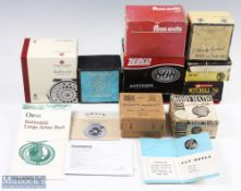 Collection of Fly Reel Boxes comprising - Hardy 2 7/8