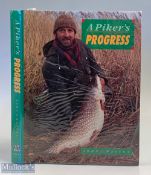 Pike Fishing Book - A Piker's Progress - John Watson 1991 H/B + D/J condition good
