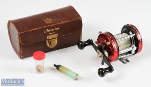 Abu Sweden Ambassadeur 6500A High Speed Multiplier No 831100, in original case and spares, runs