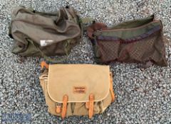 Shakespeare canvas and leather shoulder bag 15