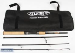 St Croix Triumph Graphite Travel Spinning Rod MK 84398 TRS 66 MF4, 6ft 6