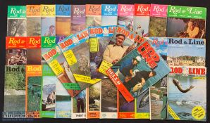 1972-1983 a Collection of Rod & Line Magazines the majority are from the 1970s 38 in total (38)