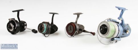 Shakespeare 2450 Fixed Spool Reel shows signs of wear but runs well, no box; Mitchell Cap Fixed