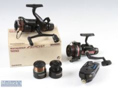 Shimano Bait Runner Aero GT5010 Fixed Spool Reel with 2 spare spools, instructions and original box,
