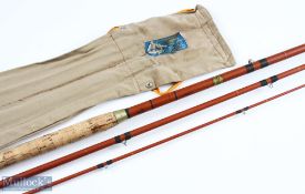 Edgar Sealey & Sons supplied by William Powell, Birmingham, Black Arrow Salmon Fly Rod, 12ft approx.