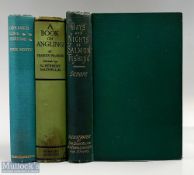 1885 Days and Nights of Salmon Fishing - William Scrope, the spine a bit loose from the 1st edition,