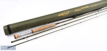 Airflo Airtec Nano Carbon fly rod 10' 3pc line 6/7# double alloy uplocking skeleton reel seat,