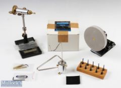 Dyna-King USA Tube Fly 2002 stainless steel and brass rotary tube fly vice - complete with collet