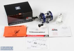ABU Ambassadeur 5500C reel in midnight blue stamped 160016-20, year 2008, limited to 300 produced,