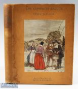 c1931 The Complete Angler - Izaak Walton, illustrated by Arthur Rackham, with dust cover and all