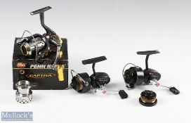 Penn Captiva CV2000 Fixed Spool Reel with spare spool, instructions and original box, looks