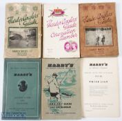 Hardy Alnwick Anglers Guides - numbers 53 - 931 stepped, 54 - 1934, 55 - 1937 Coronation, 61 - 1954,