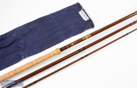 Bruce & Walker hand built in England Cardon Bleu Salmon Fly Rod, 14ft 3pc line 8/10#, 24