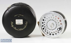 Hardy Alnwick Marquis Salmon No 2 Fly Reel, brass ribbed foot, light rim wear, runs very well, in