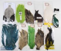 A selection of Cape - Silver badger cape; brass neck badger; natural badger (Wapsi); Rooster neck