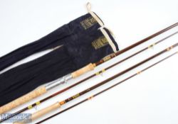 Hardy Alnwick Hollow Fibalite Glass Fly Rod G L, 8ft 6