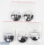 Abu Ambassadeur 6500C Grey Left Side Plates (5) part 20394 in packaging