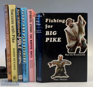 6x Barrie Rickards & Ken Whitehead Pike Fishing Books to include - Success with Pike 1992, Pike