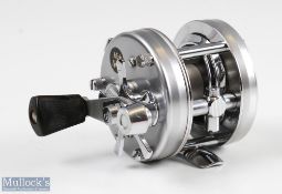 ABU Ambassadeur 4500C multiplying reel in metallic grey, foot stamped 780300, high speed sticker,