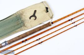 Hardy Alnwick The Wye Palakona Split Cane Salmon Fly Rod, 12ft 6