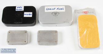 2x Wheatley alloy Fly Boxes with ripple foam 6