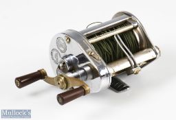 Hardy Elarex Bait Casting Multiplier Reel with brake/check controls, level wind, twin handles,