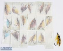 18x Gut Eyed Salmon Fly Hooks all unfished in individual packets