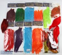 9x Whiting Capes (very little use); 8x various Indian capes in zip bag (very little use (17)