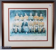 Manchester United FC – Champions of Europe 1968 limited edition multi-signed colour print no 138/
