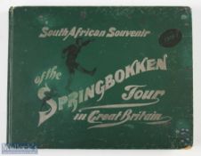 Magnificent Rare E J L Platnauer 'Souvenir of the Springboks 1906-7' Rugby Book: Lovely,