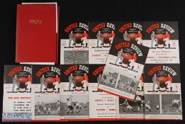 1952/53 Manchester Utd home match programmes to include Arsenal (Champions), Charlton Athletic,