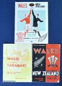 1969 New Zealand v Wales Test etc Rugby Programmes (3): The pair of issues from Wales' test