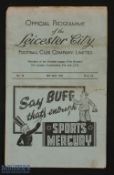 1937/38 Leicester City v Grimsby Town Div. 1 match programme 16 April 1938: all pages loose, crease,