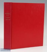 Liverpool Football Programme folder to hold aways 1958-1959, has 15 double pockets with gold