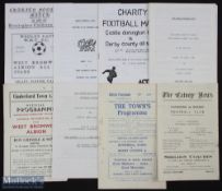 Selection of football programmes 1950/51 Catherine de Barnes v Billesley Carnegie (Suburban