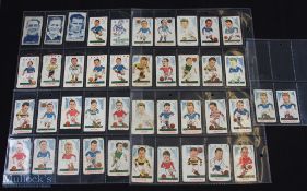 Selection of 'Football Stars' Cigarette Cards incl 37 (x2), 56, 59, 60, 65, 68, 69,74, 80, 81 (