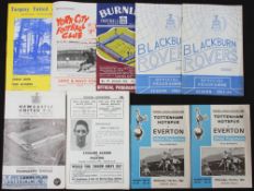 Selection of POSTPONED match programmes to include 1962/63 Torquay Utd v Crewe Alexandra (26 January